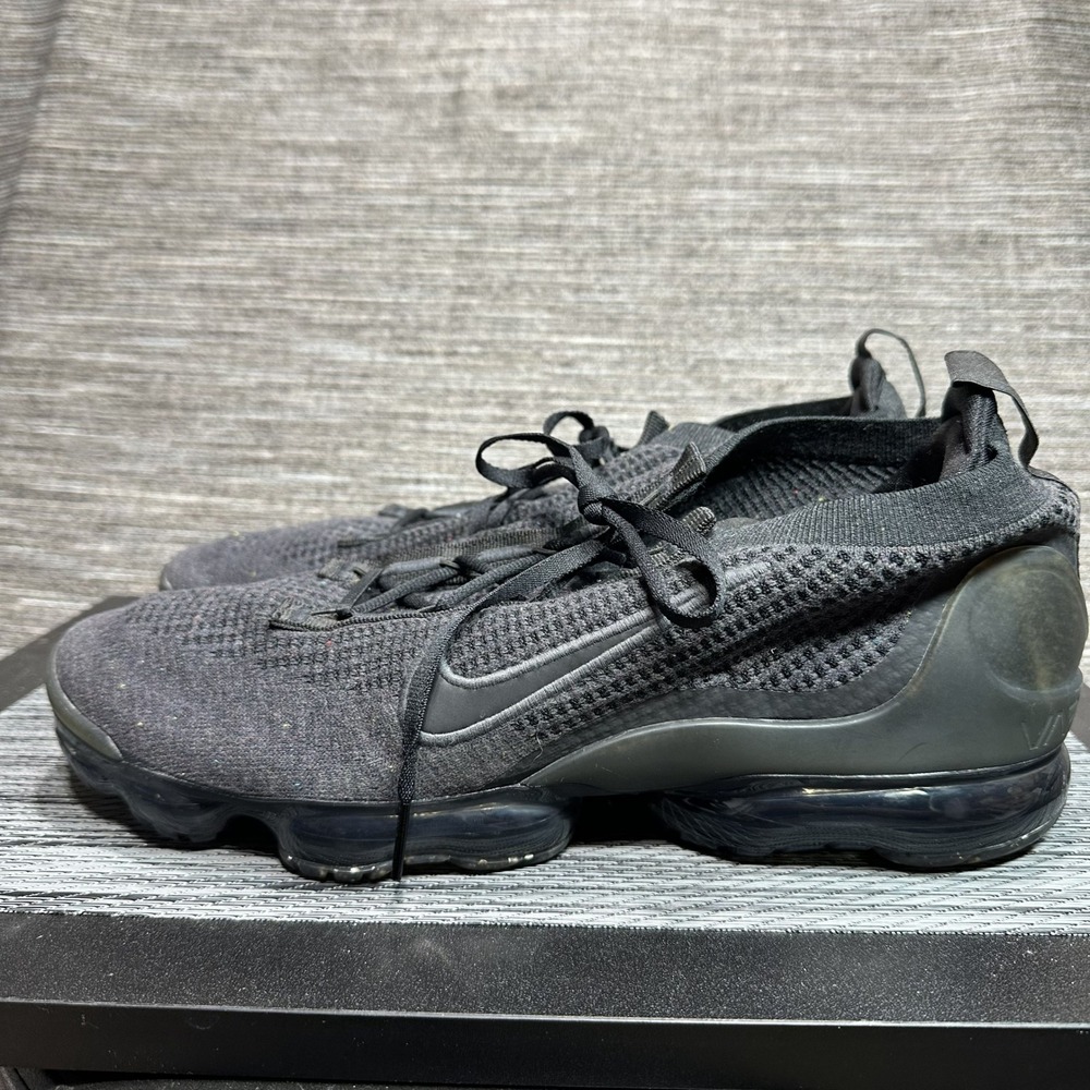 Nike Air VaporMax 2021 FK Mens 14 Black Anthracite DH4084-001 Flyknit Sneakers